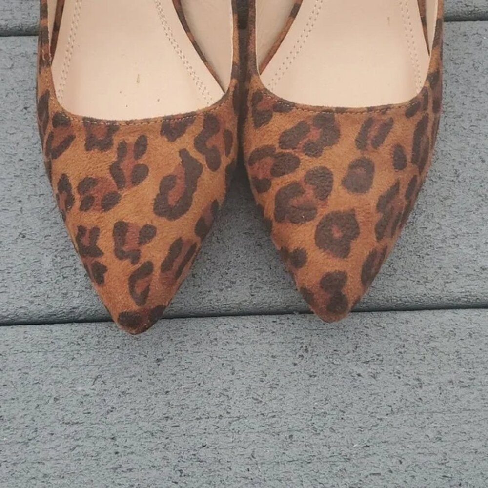 Chase + Chloe Scott Chunky Heels | Chase + Chloe Leopard Print Block Heels - Picture 5 of 13